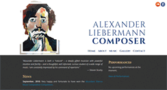 Desktop Screenshot of alexanderliebermann.com